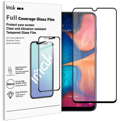 Full Coverage Tempered Glass Screen Protector for Samsung Galaxy A20 / A30 / A50 - Black